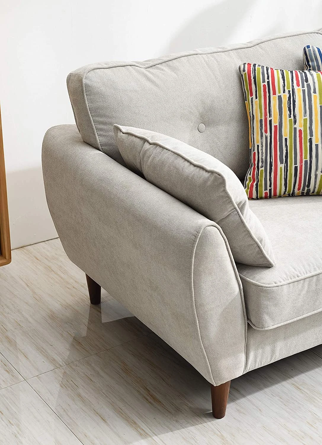 Brooks Fabric Sofa Range In Stone Beige 13 Brooks Fabric Sofa Range In Stone Beige - Image 13