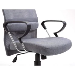 High Back Mesh Fabric Swivel Office Chair, MO57 Grey -Fame Furni Sales 91Qj2KyTfGL. AC SL1500