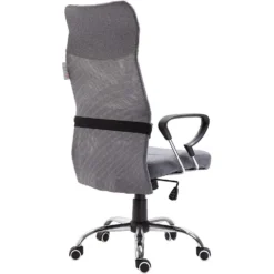 High Back Mesh Fabric Swivel Office Chair, MO57 Grey -Fame Furni Sales 91WZfQQ1fGL. AC SL1500