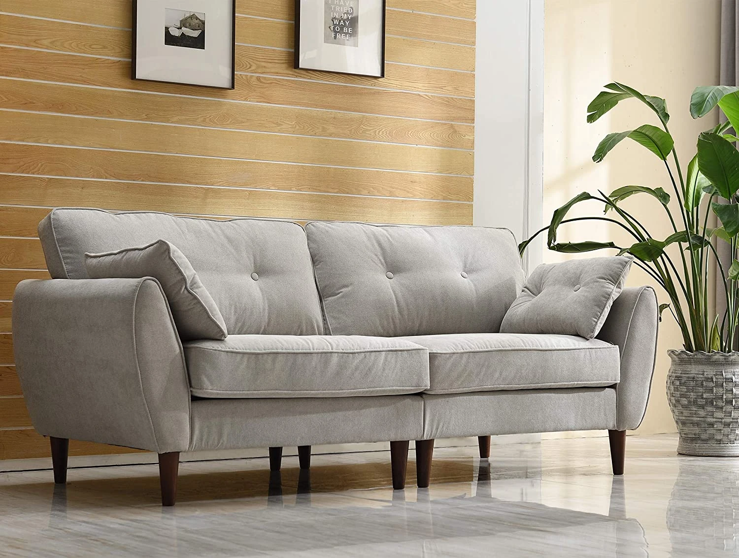 Brooks Fabric Sofa Range In Stone Beige 10 Brooks Fabric Sofa Range In Stone Beige - Image 10