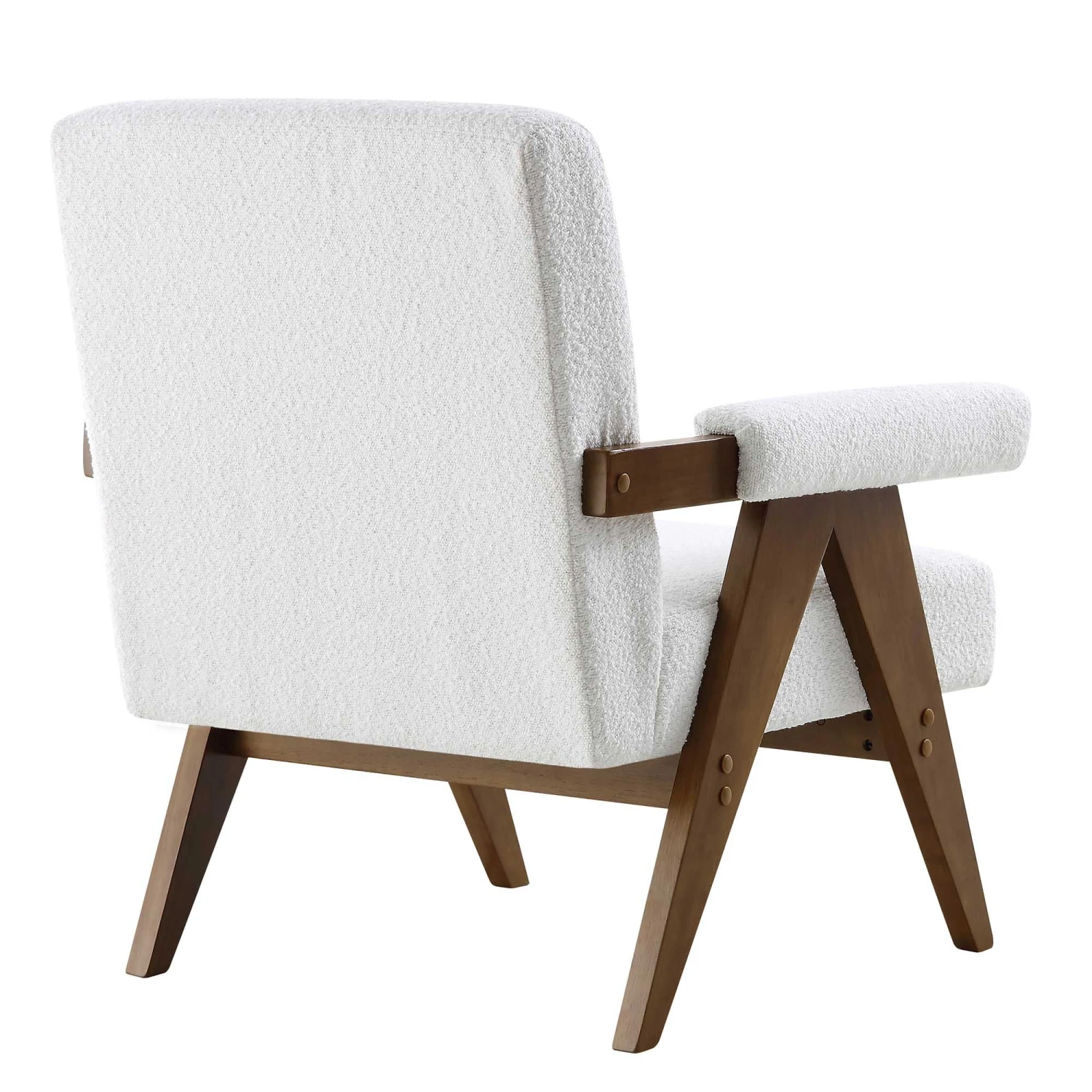 Chinnor White Boucle Accent Chair 7 Chinnor White Boucle Accent Chair - Image 7