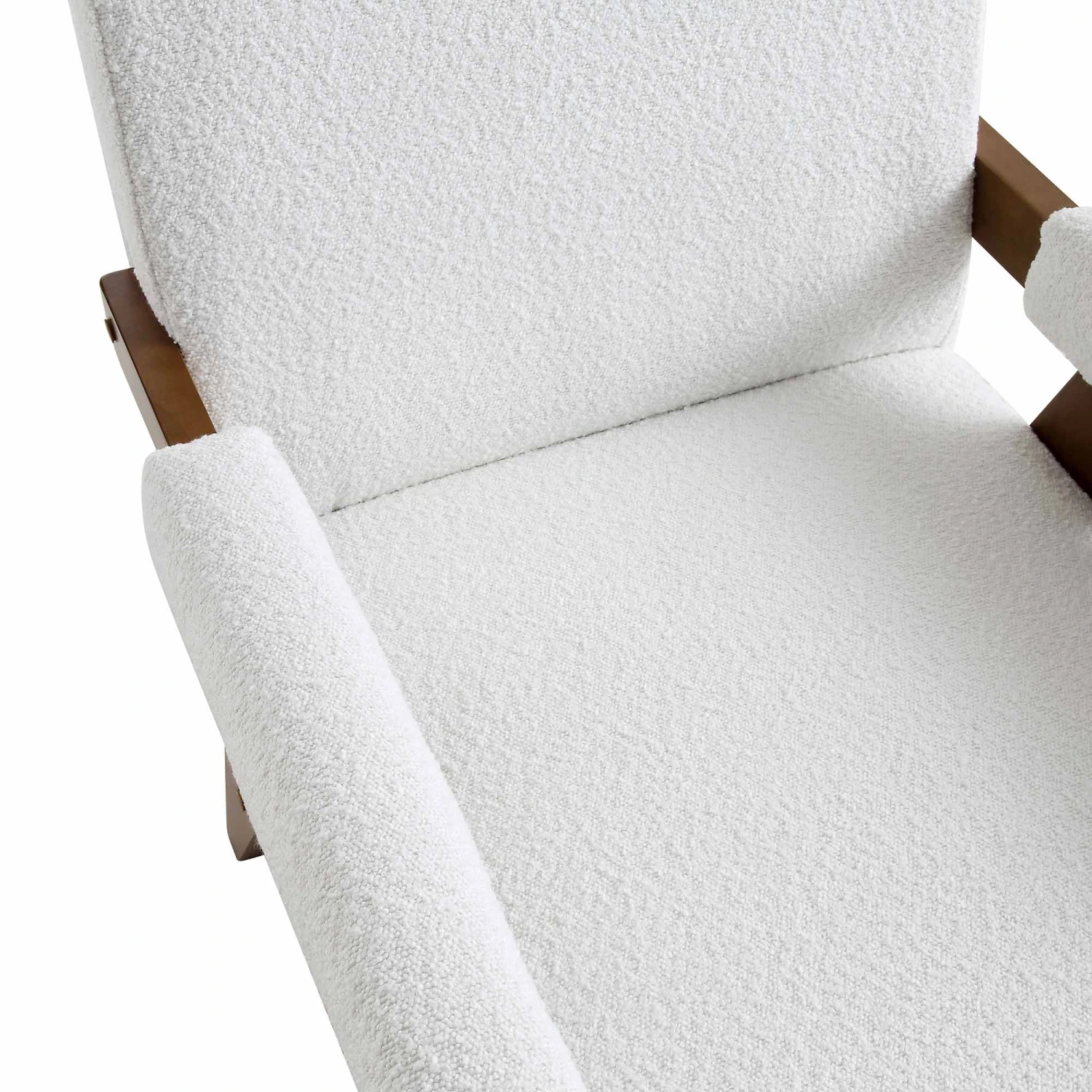 Chinnor White Boucle Accent Chair 9 Chinnor White Boucle Accent Chair - Image 9