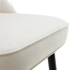 Miyae Set Of 2 Pleated Champagne Beige Velvet Upholstered Counter Stools -Fame Furni Sales BCH 2148 CHAMP VEL 2P detail4