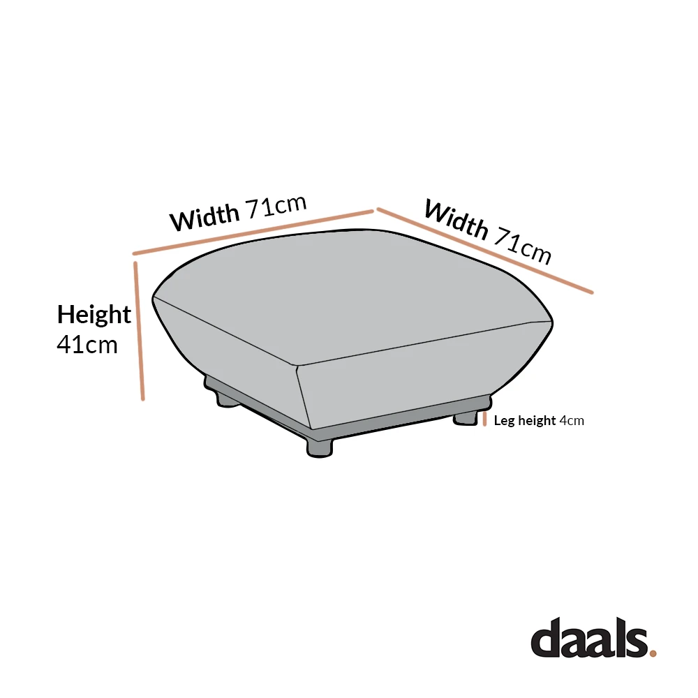 Gianni Pouffe, Goldenrod Velvet 6 Gianni Pouffe, Goldenrod Velvet - Image 6