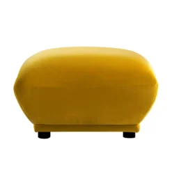 Gianni Pouffe, Goldenrod Velvet 14 Gianni Pouffe, Goldenrod Velvet -Fame Furni Sales BOSF 9678 GOLD VEL STOOL WB1