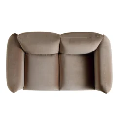Gianni Two Seater Sofa, Mink Velvet -Fame Furni Sales BOSF 9678 TAUPE VEL 2ST WB3