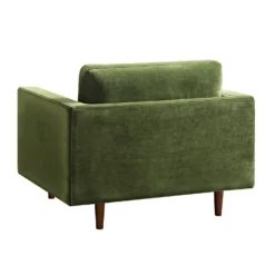 Henrietta Armchair, Moss Green Velvet -Fame Furni Sales BOSF 9680 FERN VEL 1ST WB4