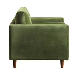 Henrietta Armchair, Moss Green Velvet -Fame Furni Sales BOSF 9680 FERN VEL 1ST WB5