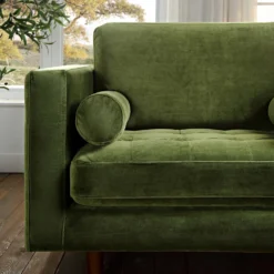 Henrietta Armchair, Moss Green Velvet -Fame Furni Sales BOSF 9680 FERN VEL 1ST scene4