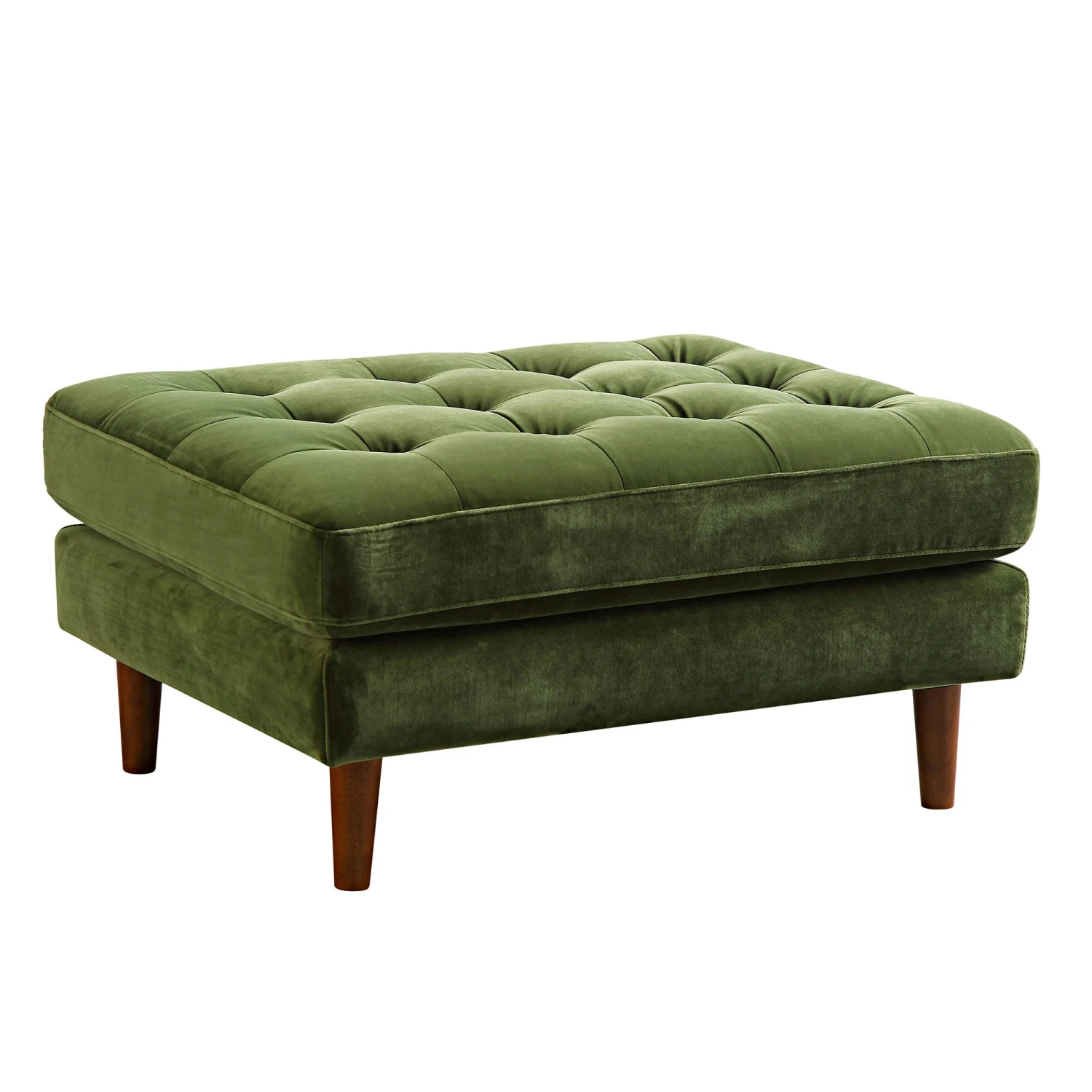 Henrietta Ottoman, Moss Green Velvet 8 Henrietta Ottoman, Moss Green Velvet - Image 8