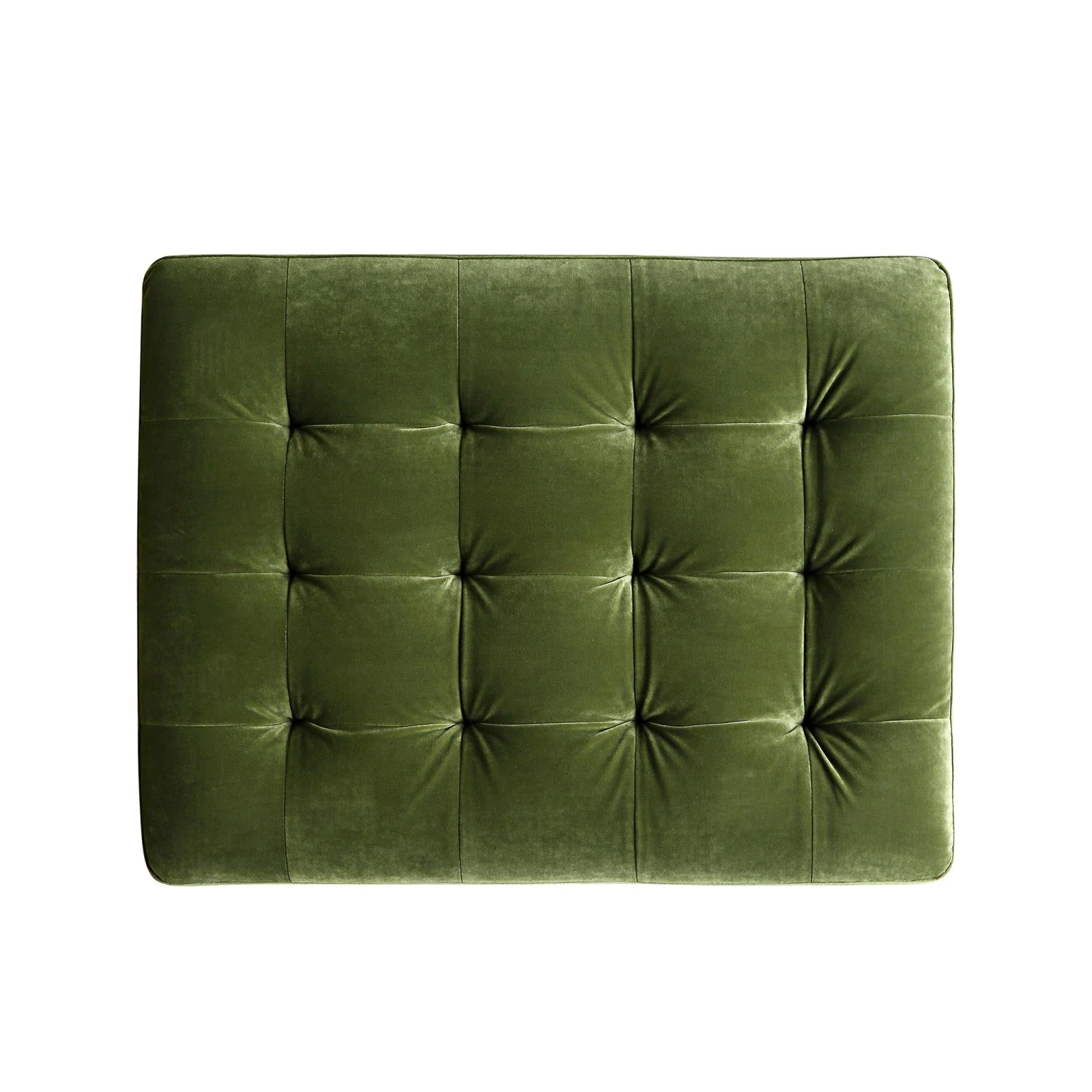 Henrietta Ottoman, Moss Green Velvet 9 Henrietta Ottoman, Moss Green Velvet - Image 9