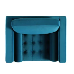 Henrietta Armchair, Teal Velvet 22 Henrietta Armchair, Teal Velvet -Fame Furni Sales BOSF 9680 TEAL VEL 1ST WB3