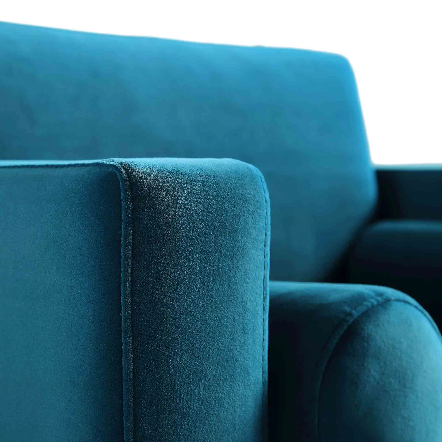 Henrietta Armchair, Teal Velvet 14 Henrietta Armchair, Teal Velvet - Image 14