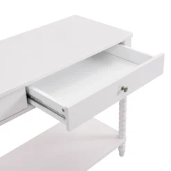 Aldwinke Beige Bobbin 2 Drawer Large Console Table 17 Aldwinke Beige Bobbin 2 Drawer Large Console Table -Fame Furni Sales BSD 098 BEIGE detail1