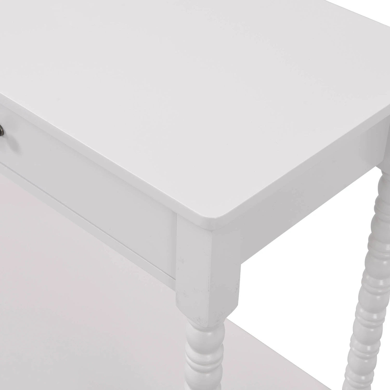 Aldwinke Beige Bobbin 2 Drawer Large Console Table 9 Aldwinke Beige Bobbin 2 Drawer Large Console Table - Image 9