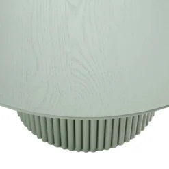 Maru Round Oak Pedestal Coffee Table, Sage Green 16 Maru Round Oak Pedestal Coffee Table, Sage Green -Fame Furni Sales BSD 138 SAGE detail3