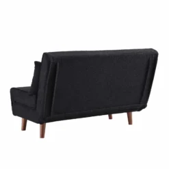 Algo Sofabed With Cushions In Charcoal Teddy Fabric 2 Seater 27 Algo Sofabed With Cushions In Charcoal Teddy Fabric 2 Seater -Fame Furni Sales D021B CHARCOAL TEDDY WB8
