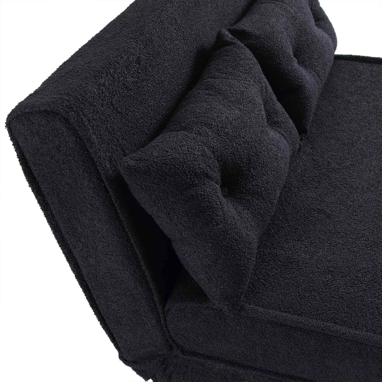 Algo Sofabed With Cushions In Charcoal Teddy Fabric 2 Seater 14 Algo Sofabed With Cushions In Charcoal Teddy Fabric 2 Seater - Image 14