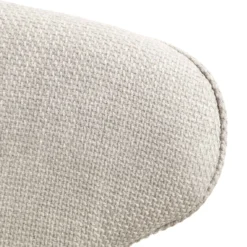 Langham Set Of 2 Oatmeal Woven Fabric Carver Dining Chairs With Fluted Back -Fame Furni Sales DCH 2143 TAUPE WOV 2P detail3