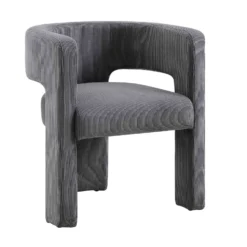 Greenwich Grey Corduroy Dining Chair -Fame Furni Sales DCH 2159 GREY CORD WB2