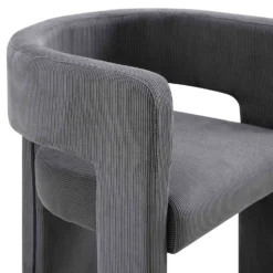 Greenwich Grey Corduroy Dining Chair -Fame Furni Sales DCH 2159 GREY CORD detail2