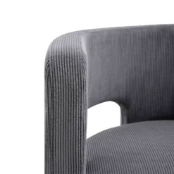 Greenwich Grey Corduroy Dining Chair -Fame Furni Sales DCH 2159 GREY CORD detail3