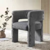 Greenwich Grey Corduroy Dining Chair