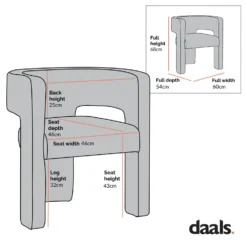 Greenwich Grey Corduroy Dining Chair -Fame Furni Sales DCH 2159 cddf2e7f fba8 465e a0a3 243d09956362