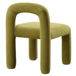 Libby Olive Green Velvet Dining Chair -Fame Furni Sales DCH 2160 OLIVE VEL WB4