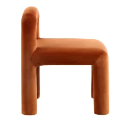 Libby Rust Velvet Dining Chair 15 Libby Rust Velvet Dining Chair -Fame Furni Sales DCH 2160 RUST VEL WB3