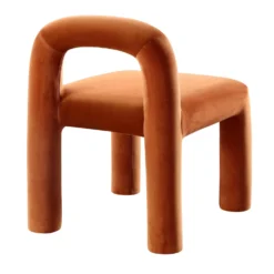 Libby Rust Velvet Dining Chair 17 Libby Rust Velvet Dining Chair -Fame Furni Sales DCH 2160 RUST VEL WB4