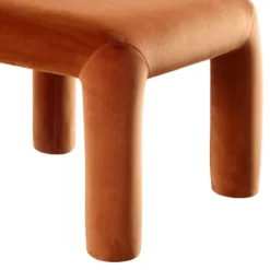 Libby Rust Velvet Dining Chair 20 Libby Rust Velvet Dining Chair -Fame Furni Sales DCH 2160 RUST VEL detail3