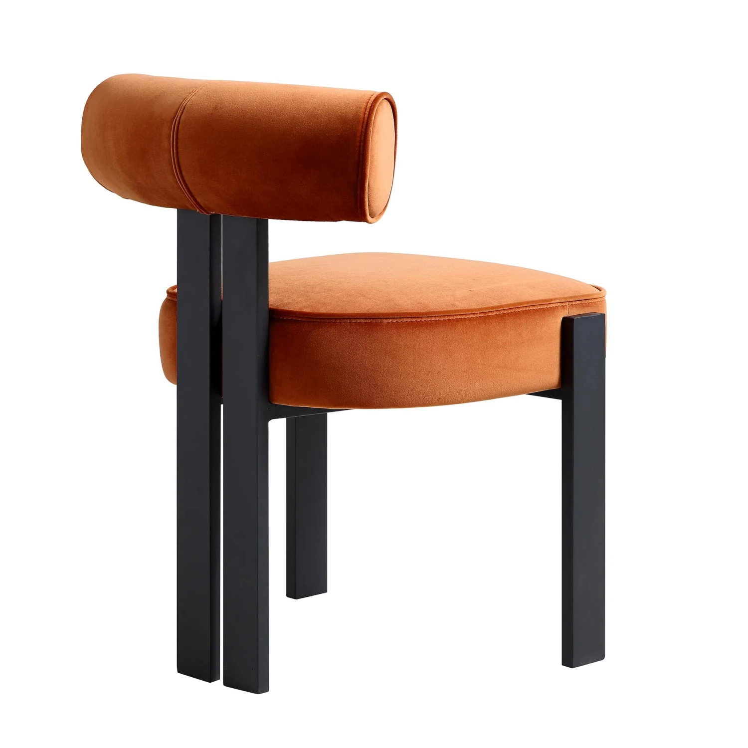 Ophelia Rust Velvet Dining Chair 9 Ophelia Rust Velvet Dining Chair - Image 9