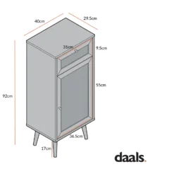 Frances Woven Rattan 1-Door Bathroom Cabinet, Mint -Fame Furni Sales Dimensional Drawings MAY 2023 FT BAC 01 d9d0473f 90a6 4aac a79e 556099300918 scaled