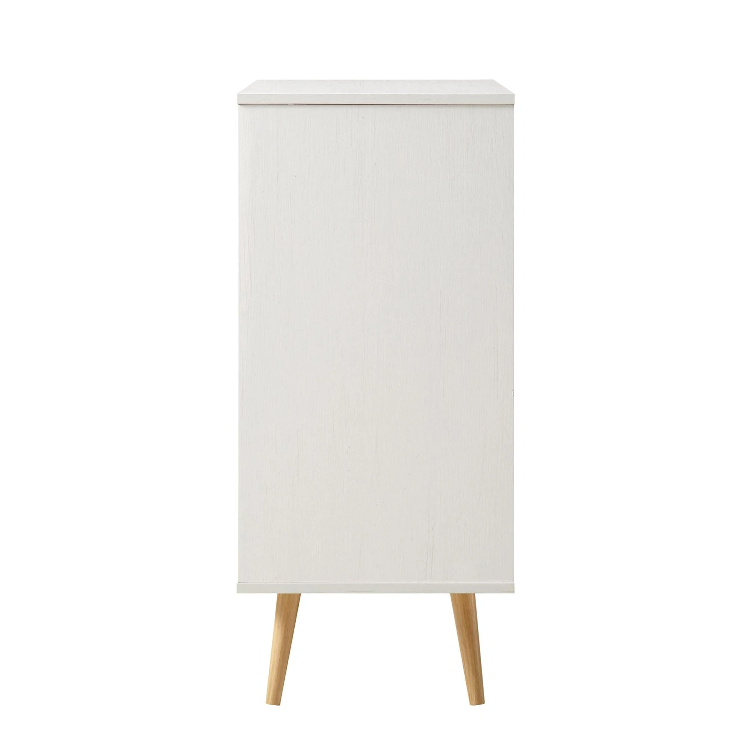 Frances Woven Rattan Drinks Cabinet, White 8 Frances Woven Rattan Drinks Cabinet, White - Image 8