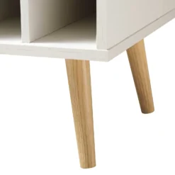 Frances Woven Rattan Drinks Cabinet, White 20 Frances Woven Rattan Drinks Cabinet, White -Fame Furni Sales FT CAB 02 WHITE detail2