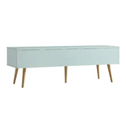 Anya Woven Rattan 3-Drawer TV Unit In Mint -Fame Furni Sales FT TV 001 SAGE WB4