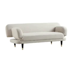 Solna 2-Seater Sofa Bed, Champagne Velvet 25 Solna 2-Seater Sofa Bed, Champagne Velvet -Fame Furni Sales GCSF 2277 CHAMP VEL GIF1