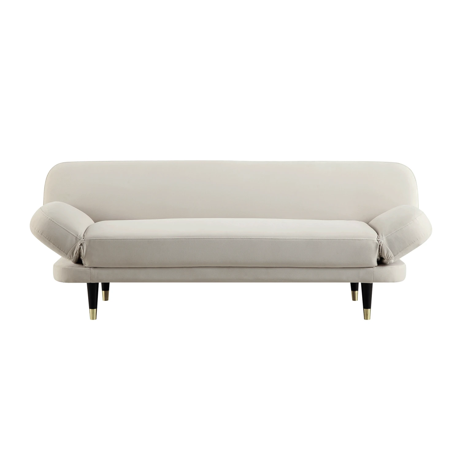 Solna 2-Seater Sofa Bed, Champagne Velvet 6 Solna 2-Seater Sofa Bed, Champagne Velvet - Image 6