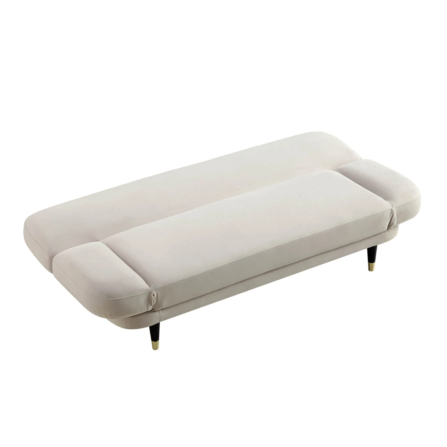 Solna 2-Seater Sofa Bed, Champagne Velvet 13 Solna 2-Seater Sofa Bed, Champagne Velvet - Image 13