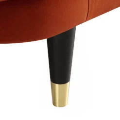 Solna 2-Seater Sofa Bed, Rust Velvet -Fame Furni Sales GCSF 2277 RUST VEL detail2