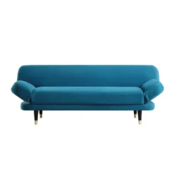 Solna 2-Seater Sofa Bed, Teal Velvet 22 Solna 2-Seater Sofa Bed, Teal Velvet -Fame Furni Sales GCSF 2277 TEAL VEL WB1