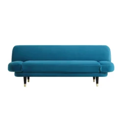 Solna 2-Seater Sofa Bed, Teal Velvet 23 Solna 2-Seater Sofa Bed, Teal Velvet -Fame Furni Sales GCSF 2277 TEAL VEL WB2