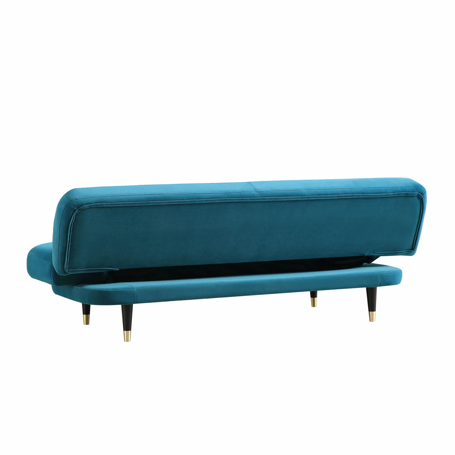 Solna 2-Seater Sofa Bed, Teal Velvet 11 Solna 2-Seater Sofa Bed, Teal Velvet - Image 11