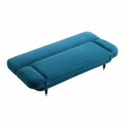 Solna 2-Seater Sofa Bed, Teal Velvet 26 Solna 2-Seater Sofa Bed, Teal Velvet -Fame Furni Sales GCSF 2277 TEAL VEL WB6
