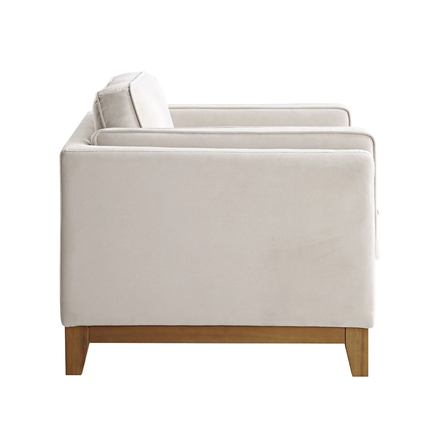 Dipley Champagne Velvet Sofa, 1-Seater 10 Dipley Champagne Velvet Sofa, 1-Seater - Image 10