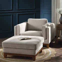 Dipley Champagne Velvet Sofa, 1-Seater 13 Dipley Champagne Velvet Sofa, 1-Seater -Fame Furni Sales GCSF 2339 CHAMP VEL 1ST scene2