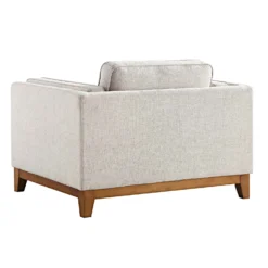 Dipley Oatmeal Fabric Sofa, 1-Seater -Fame Furni Sales GCSF 2339 OAT WOV 1ST WB6