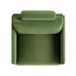 Timber Fern Green Velvet Armchair -Fame Furni Sales GCSF 2348 MOSS VEL 1ST WB5