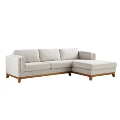 Dipley Oatmeal Woven Fabric Sofa, Grande Chaise Sofa Right Hand 12 Dipley Oatmeal Woven Fabric Sofa, Grande Chaise Sofa Right Hand -Fame Furni Sales GCSF 2398 OAT WOV RIGHT WB2